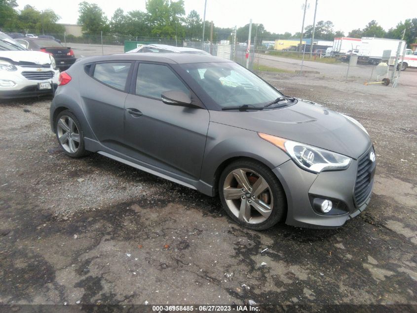 2014 HYUNDAI VELOSTER TURBO - KMHTC6AE0EU182389