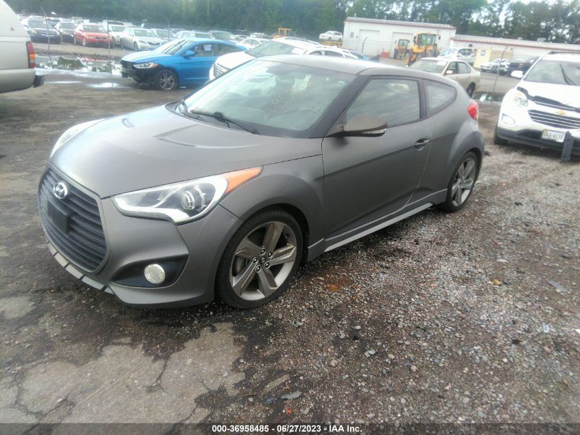 2014 HYUNDAI VELOSTER TURBO - KMHTC6AE0EU182389
