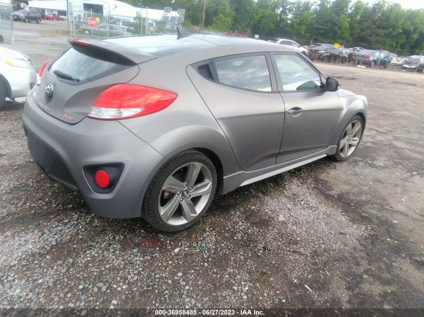 2014 HYUNDAI VELOSTER TURBO - KMHTC6AE0EU182389