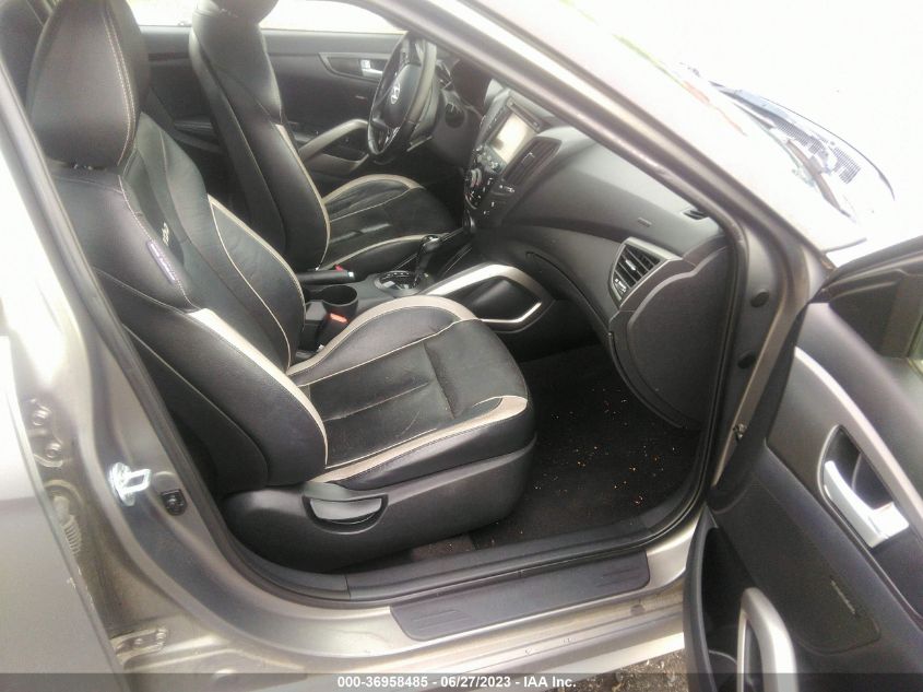 2014 HYUNDAI VELOSTER TURBO - KMHTC6AE0EU182389