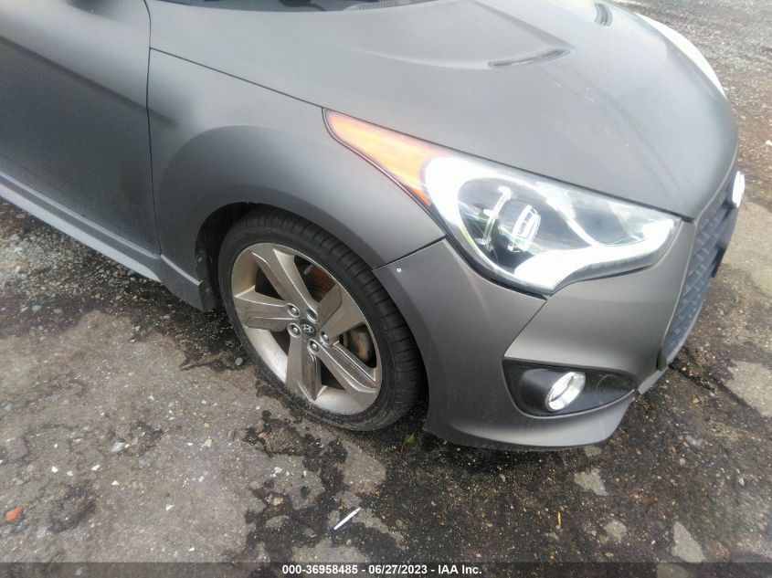 2014 HYUNDAI VELOSTER TURBO - KMHTC6AE0EU182389