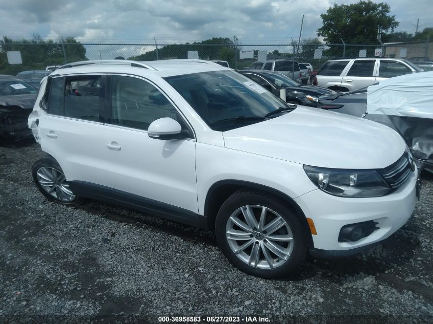 2014 VOLKSWAGEN TIGUAN SE - WVGAV3AX1EW043202