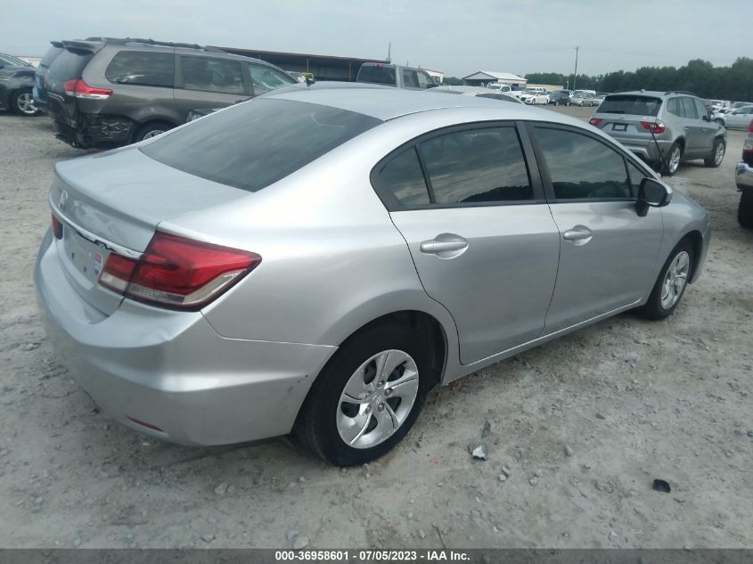 2014 HONDA CIVIC SEDAN LX - 19XFB2F59EE207889