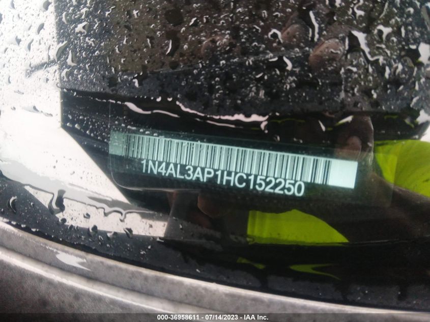 2017 NISSAN ALTIMA 2.5 SR - 1N4AL3AP1HC152250