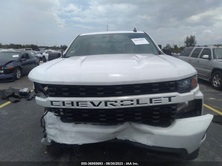 2019 CHEVROLET SILVERADO 1500 CUSTOM - 3GCPWBEH9KG114083