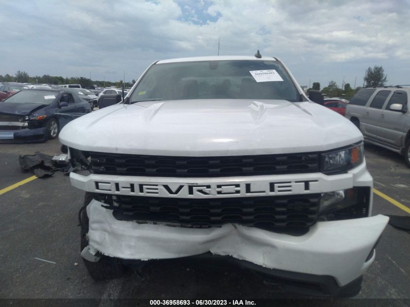 2019 CHEVROLET SILVERADO 1500 CUSTOM - 3GCPWBEH9KG114083