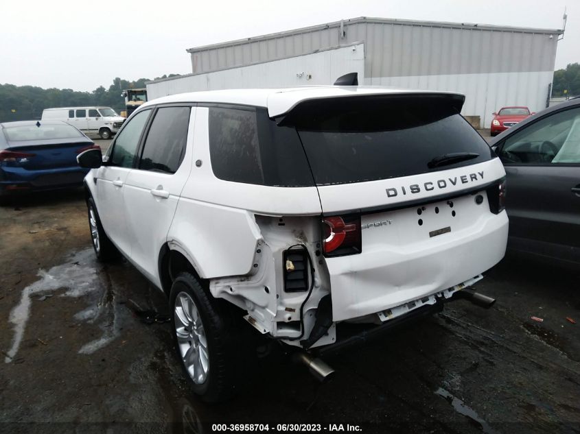 2017 LAND ROVER DISCOVERY SPORT SE - SALCP2BG9HH658081