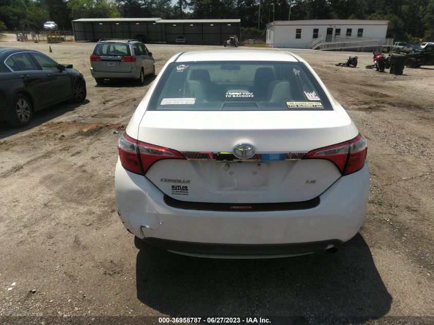 2014 TOYOTA COROLLA L/LE/S/S PLUS/LE PLUS - 2T1BURHE7EC012435