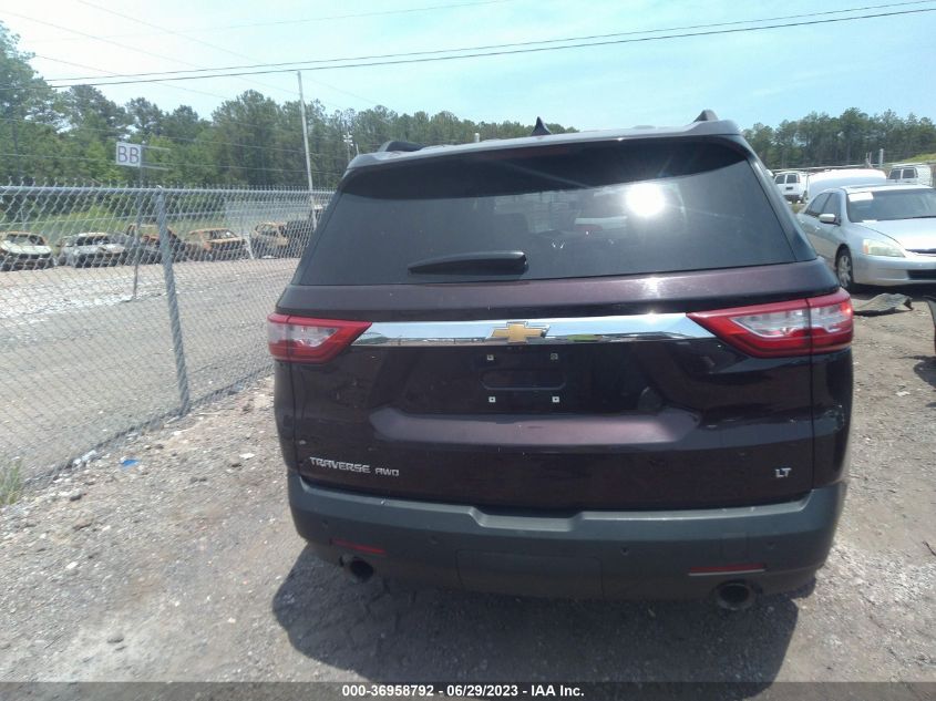 2021 CHEVROLET TRAVERSE LT LEATHER - 1GNEVHKW6MJ217535
