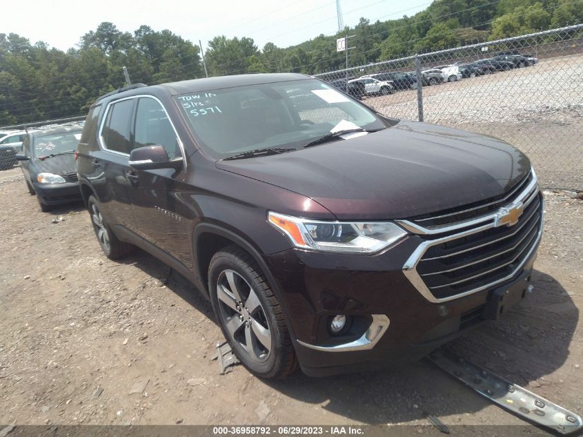 2021 CHEVROLET TRAVERSE LT LEATHER - 1GNEVHKW6MJ217535