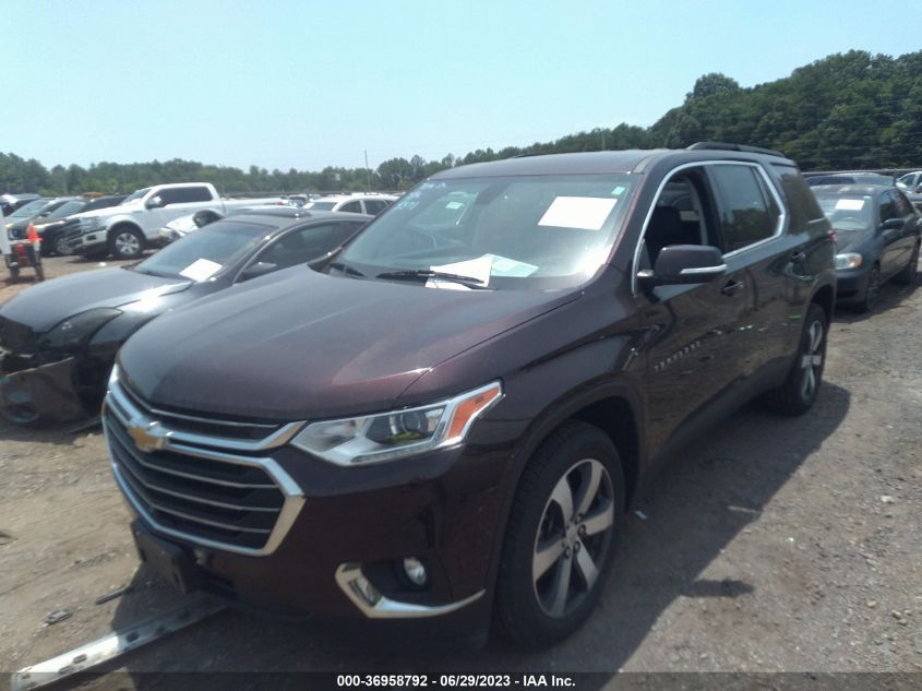 2021 CHEVROLET TRAVERSE LT LEATHER - 1GNEVHKW6MJ217535