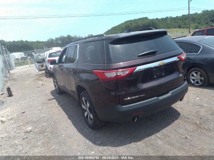 2021 CHEVROLET TRAVERSE LT LEATHER - 1GNEVHKW6MJ217535