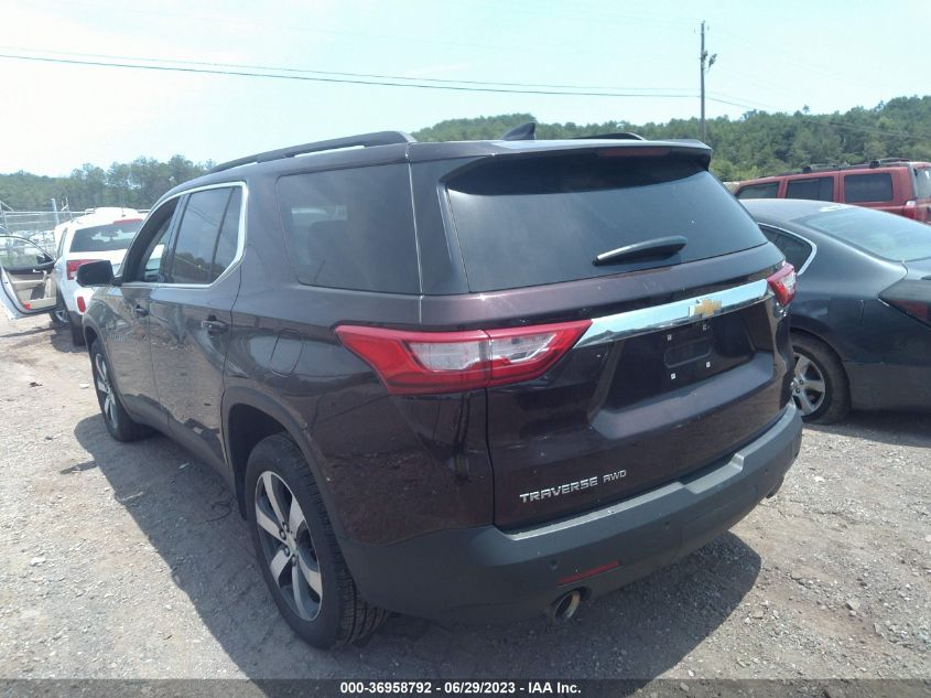 2021 CHEVROLET TRAVERSE LT LEATHER - 1GNEVHKW6MJ217535