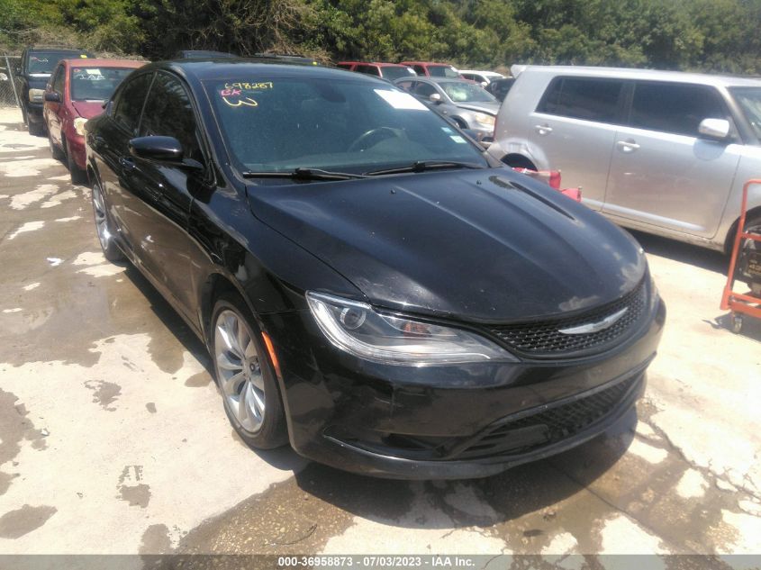 2015 CHRYSLER 200 S - 1C3CCCBB9FN698287