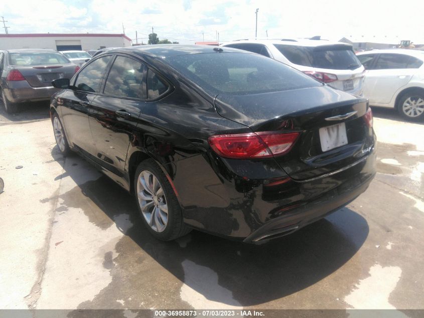 2015 CHRYSLER 200 S - 1C3CCCBB9FN698287