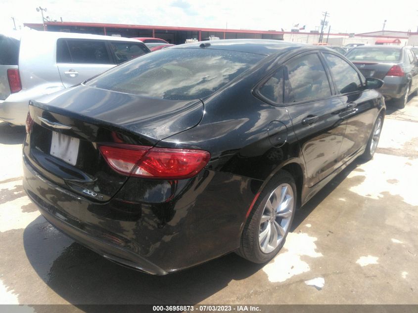 2015 CHRYSLER 200 S - 1C3CCCBB9FN698287