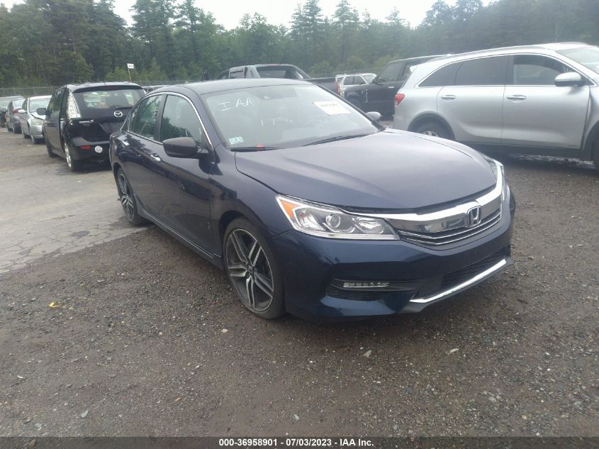 2016 HONDA ACCORD SEDAN SPORT - 1HGCR2F69GA032493