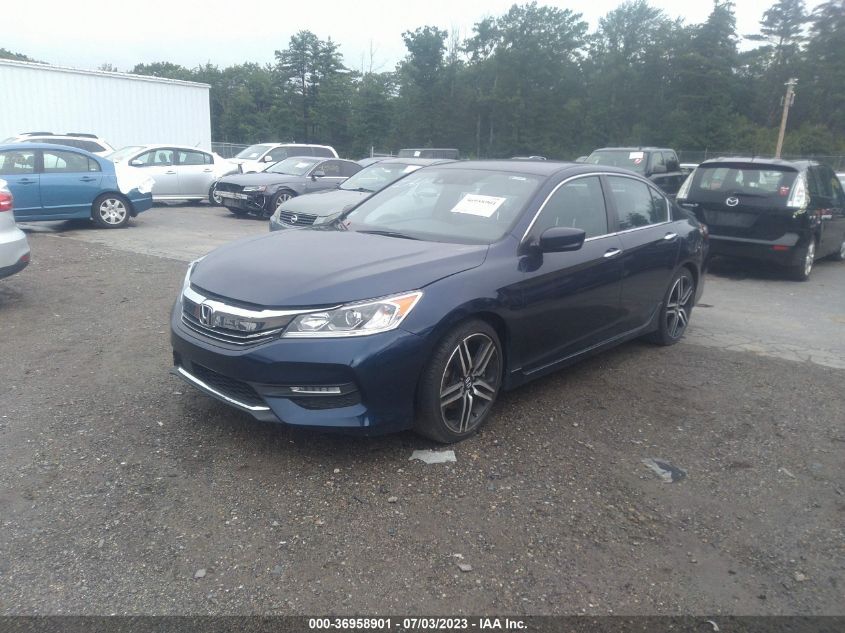 2016 HONDA ACCORD SEDAN SPORT - 1HGCR2F69GA032493