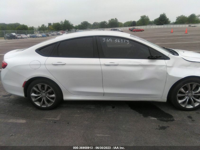 2015 CHRYSLER 200 S - 1C3CCCBBXFN564176