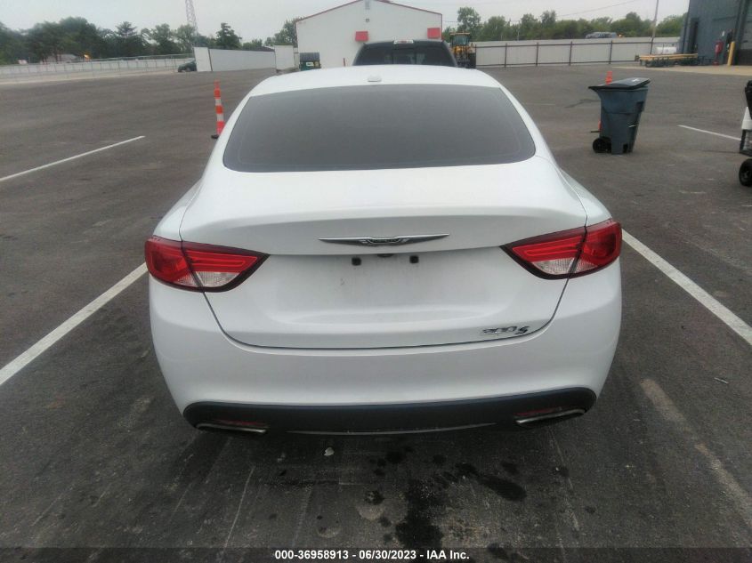 2015 CHRYSLER 200 S - 1C3CCCBBXFN564176