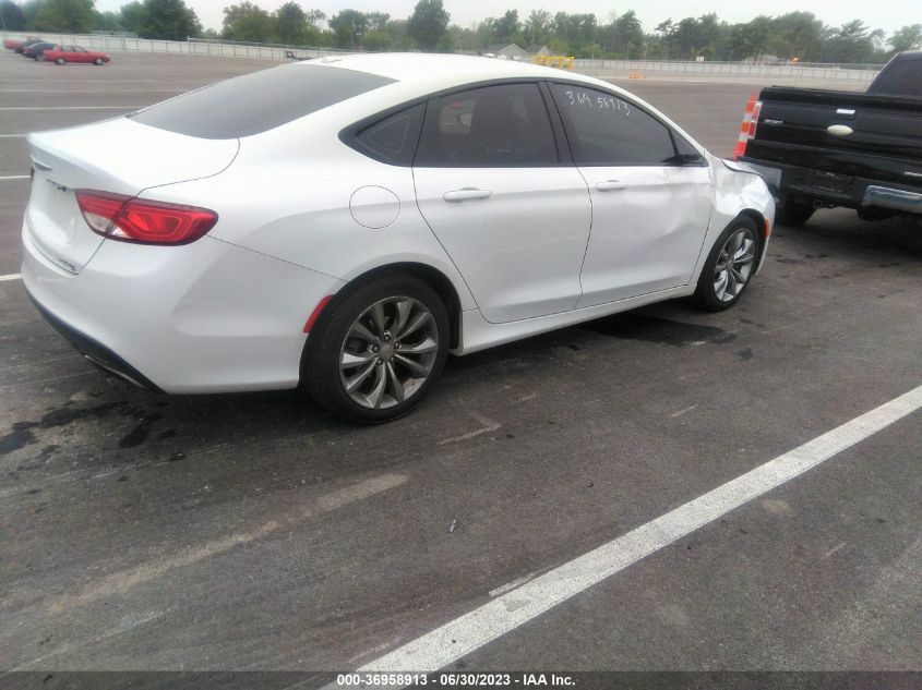 2015 CHRYSLER 200 S - 1C3CCCBBXFN564176