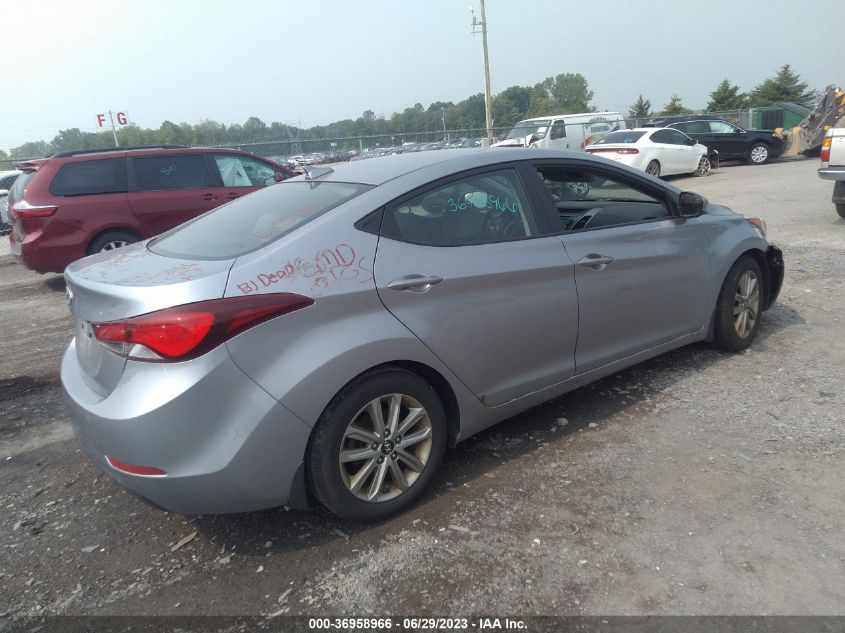 2016 HYUNDAI ELANTRA SE - 5NPDH4AE1GH673422