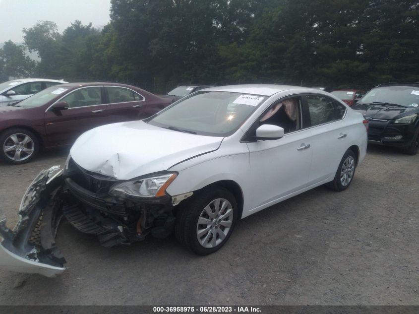 2015 NISSAN SENTRA SR/SL/S/SV/FE+ S - 3N1AB7AP7FL666726