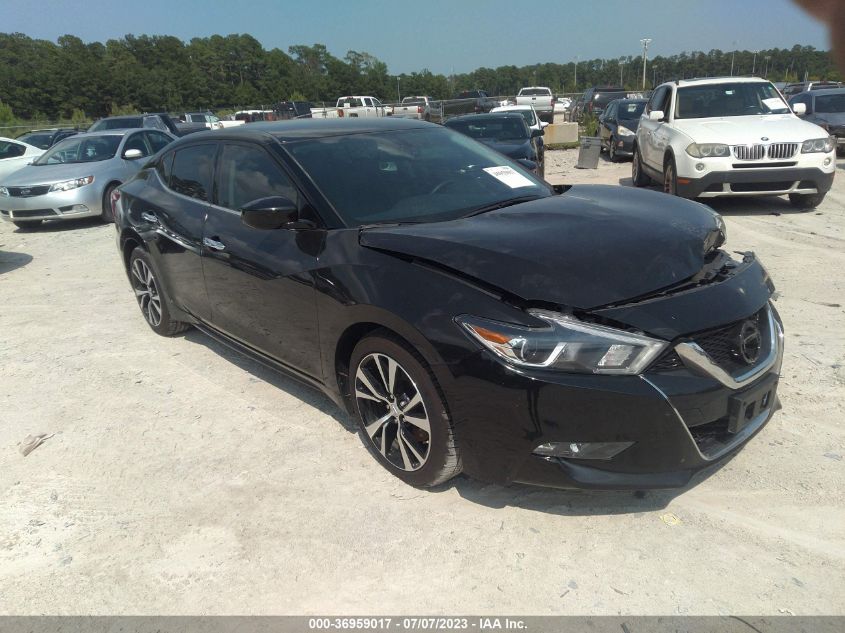 2018 NISSAN MAXIMA 3.5S/SV/SL/SR/PLAT - 1N4AA6AP2JC394834