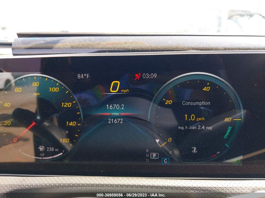 2020 MERCEDES-BENZ A-CLASS A 220 W1K3G4EB9LJ223538