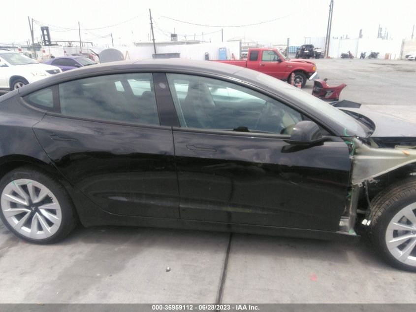 2022 TESLA MODEL 3 - 5YJ3E1EA1NF361106