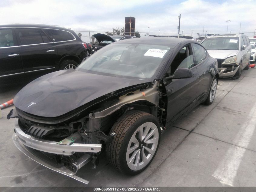 2022 TESLA MODEL 3 - 5YJ3E1EA1NF361106