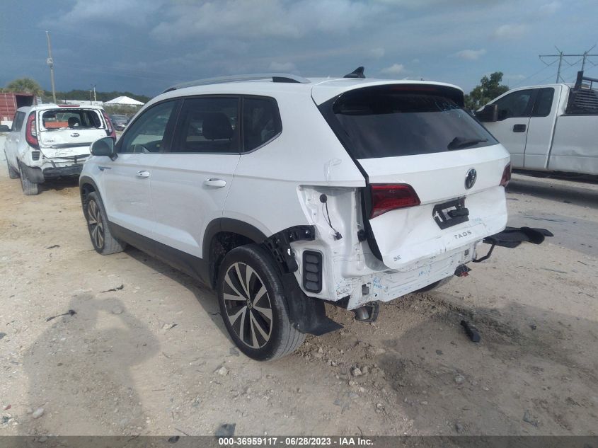 2022 VOLKSWAGEN TAOS SE - 3VVRX7B28NM029696