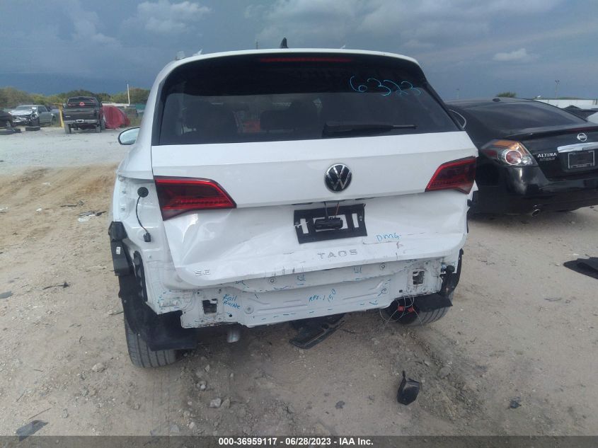 2022 VOLKSWAGEN TAOS SE - 3VVRX7B28NM029696