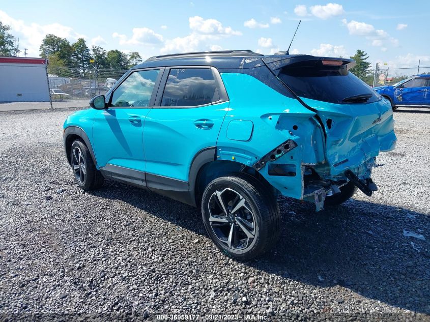 2022 CHEVROLET TRAILBLAZER RS KL79MTSLXNB114018