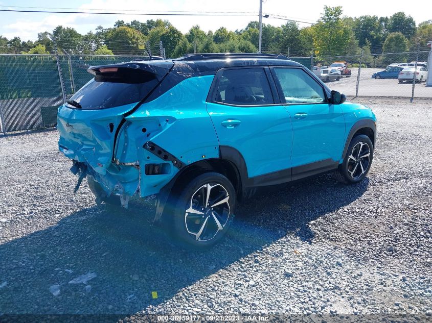 2022 CHEVROLET TRAILBLAZER RS KL79MTSLXNB114018