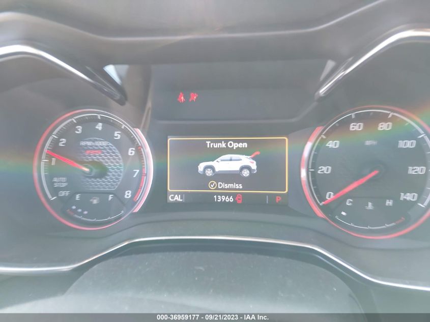 2022 CHEVROLET TRAILBLAZER RS KL79MTSLXNB114018
