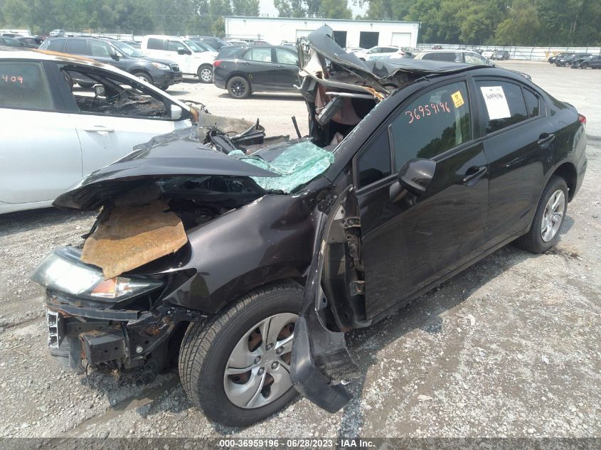 2013 HONDA CIVIC SDN LX - 19XFB2F56DE018650