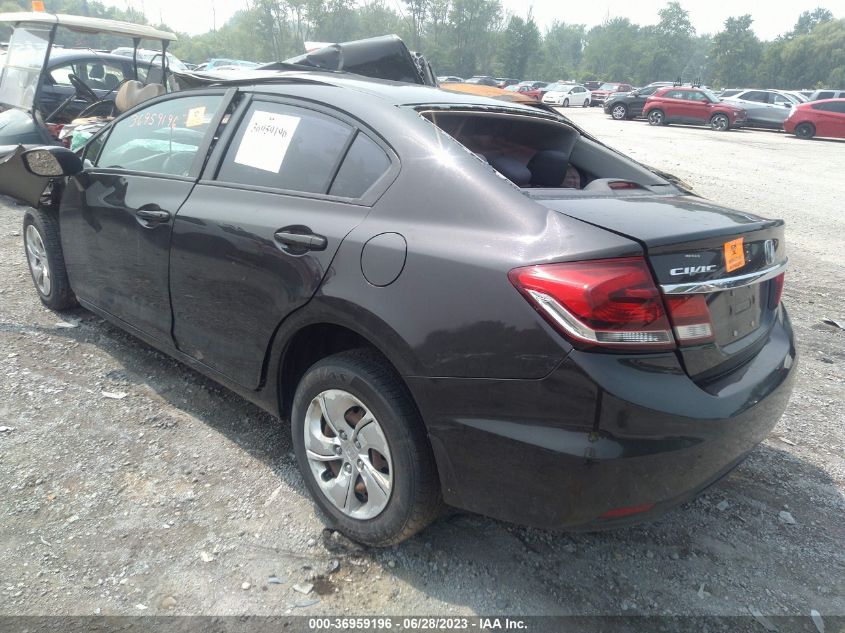 2013 HONDA CIVIC SDN LX - 19XFB2F56DE018650
