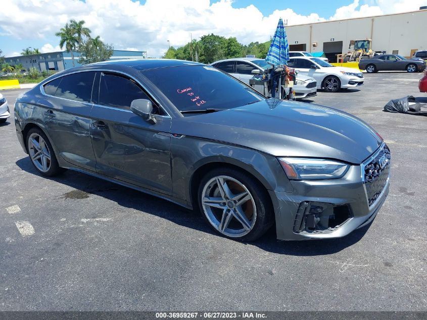 2021 AUDI A5 SPORTBACK S LINE PREMIUM - WAUDACF57MA013134