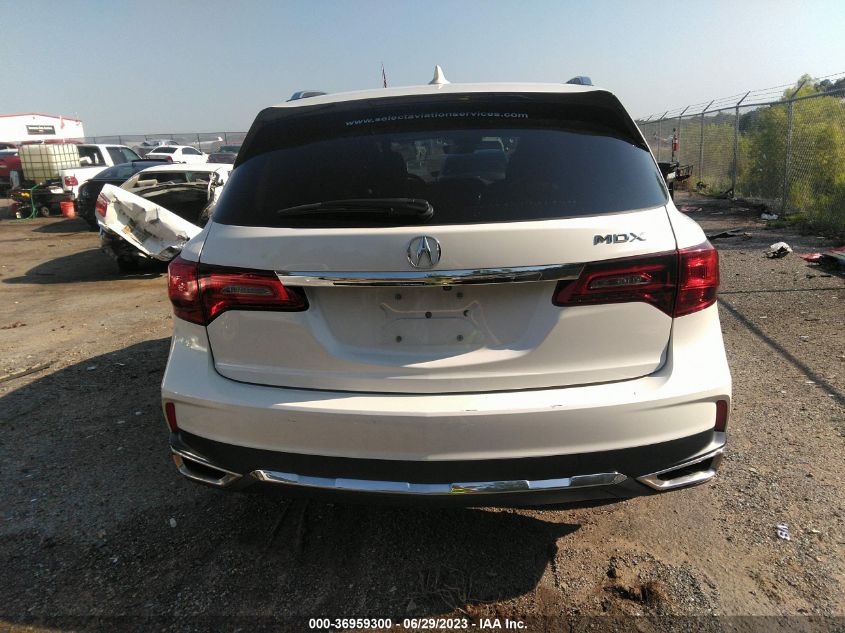 2017 ACURA MDX W/TECHNOLOGY PKG - 5FRYD3H59HB013334