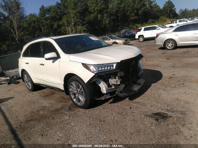 2017 ACURA MDX W/TECHNOLOGY PKG - 5FRYD3H59HB013334