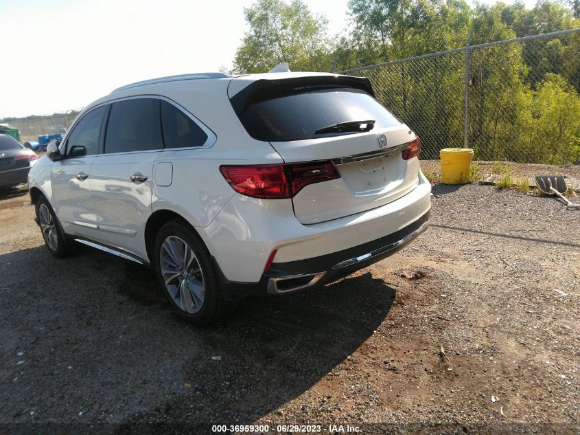 2017 ACURA MDX W/TECHNOLOGY PKG - 5FRYD3H59HB013334
