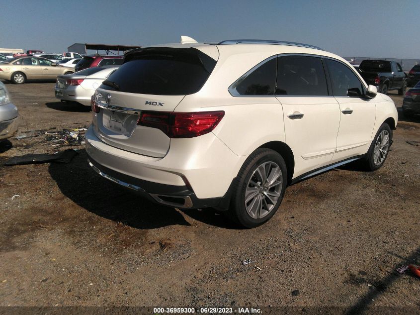 2017 ACURA MDX W/TECHNOLOGY PKG - 5FRYD3H59HB013334