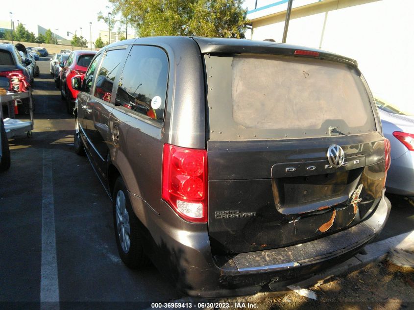 2016 DODGE GRAND CARAVAN SE - 2C4RDGBG6GR195598