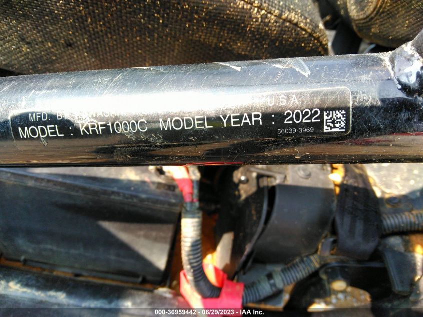 2022 KAWASAKI KRF 1000 C JKARFCC1XNB501835
