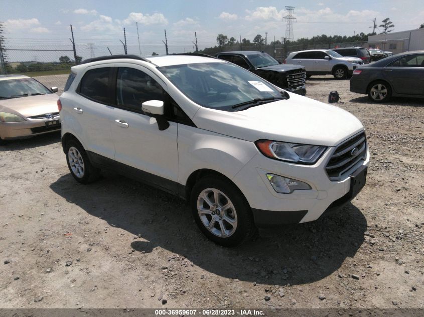 2020 FORD ECOSPORT SE - MAJ3S2GE0LC386433