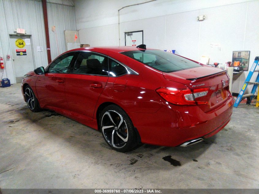 2021 HONDA ACCORD SEDAN SPORT - 1HGCV1F35MA098756