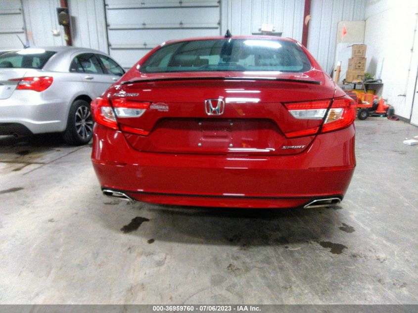 2021 HONDA ACCORD SEDAN SPORT - 1HGCV1F35MA098756