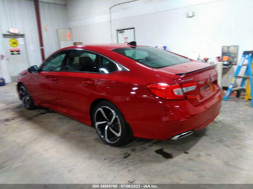 2021 HONDA ACCORD SEDAN SPORT - 1HGCV1F35MA098756