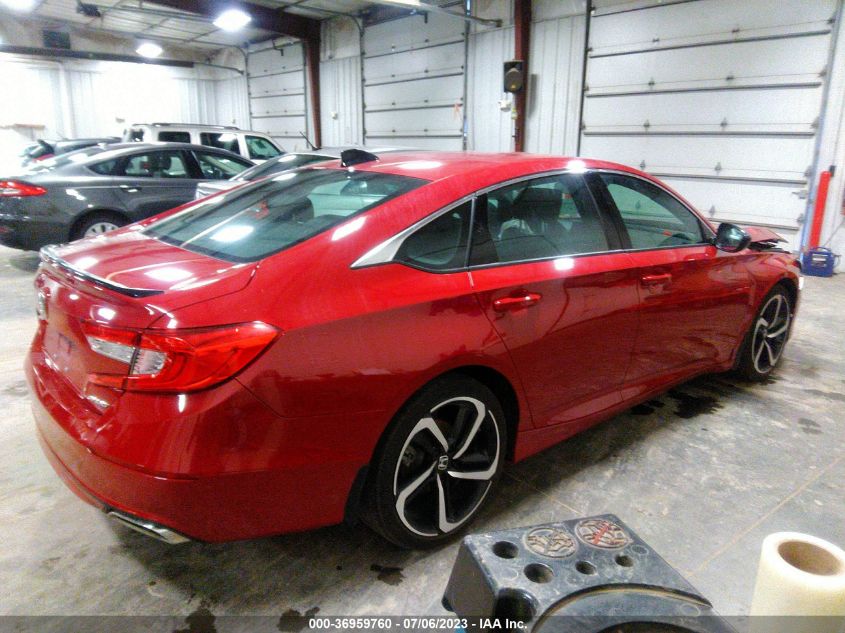 2021 HONDA ACCORD SEDAN SPORT - 1HGCV1F35MA098756